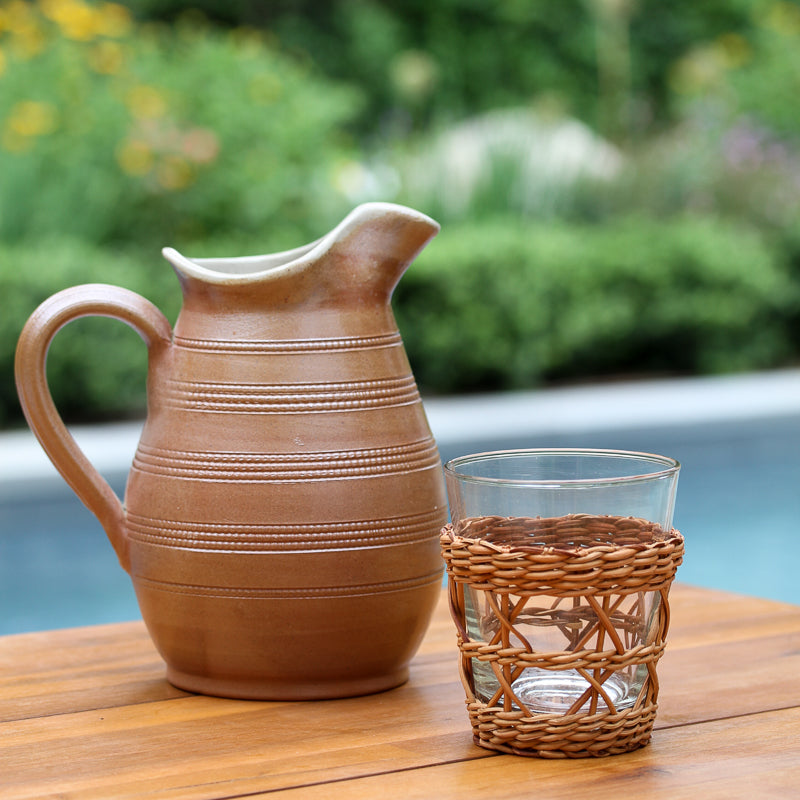 Glazed Clay offers Water Pitcher