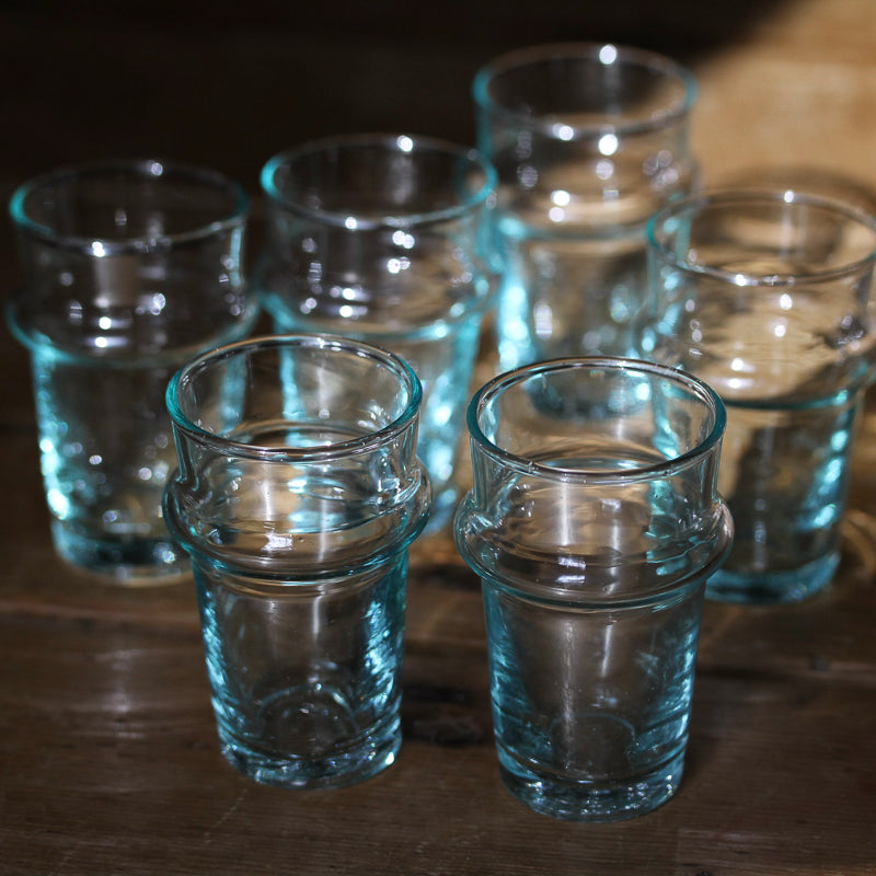 Moroccan Glasses - Large, Set of 6 – BROOK FARM GENERAL STORE