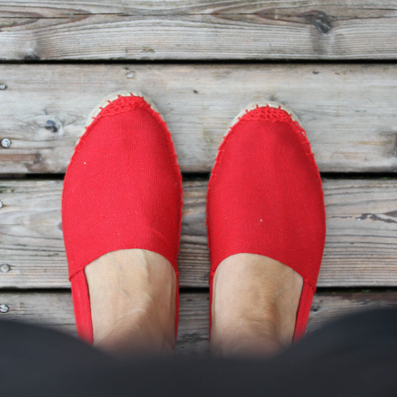 Papat Espadrilles - Red – BROOK FARM GENERAL STORE