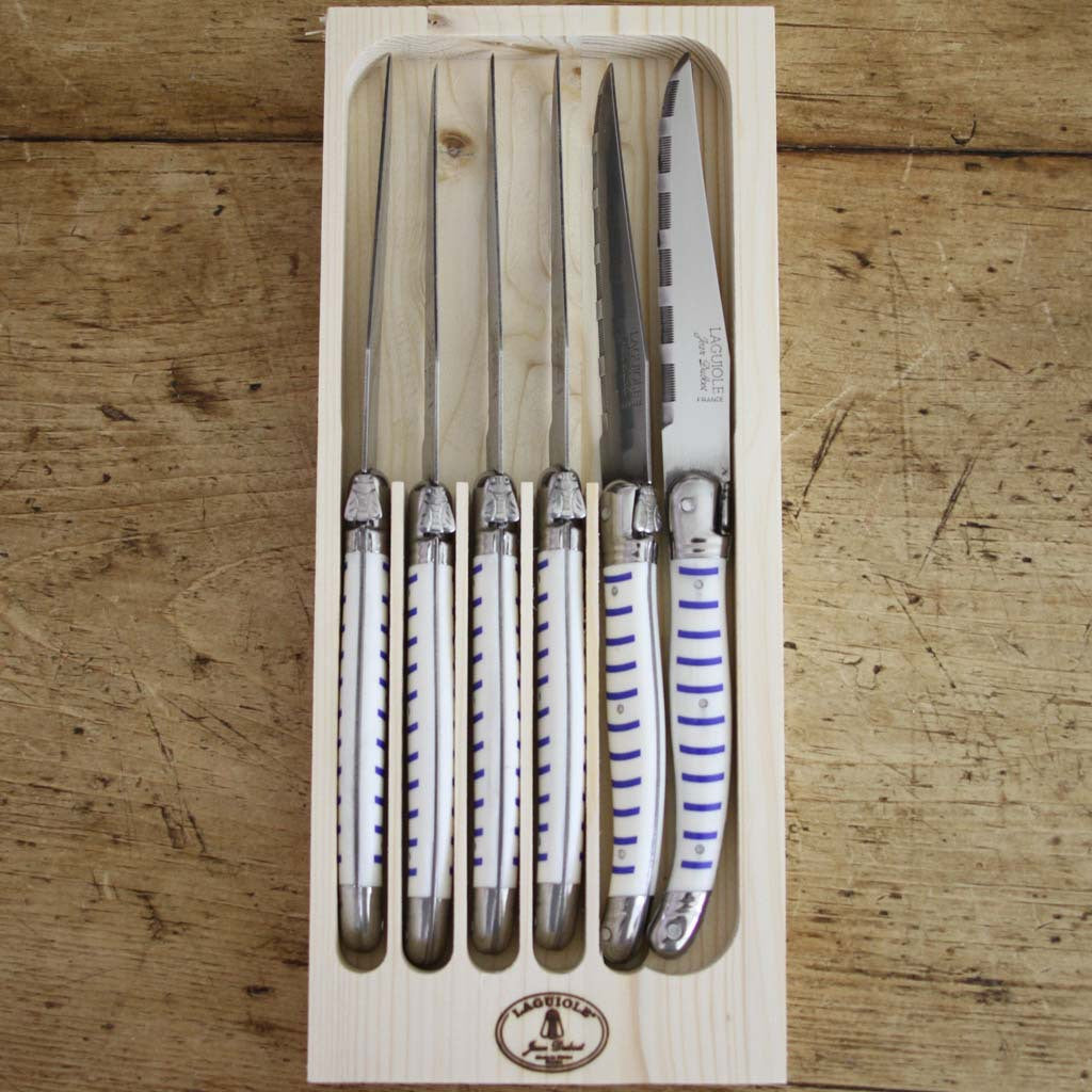 Set of 6 Provence Steak Knives - Kitchen Knife Set - Walter Drake