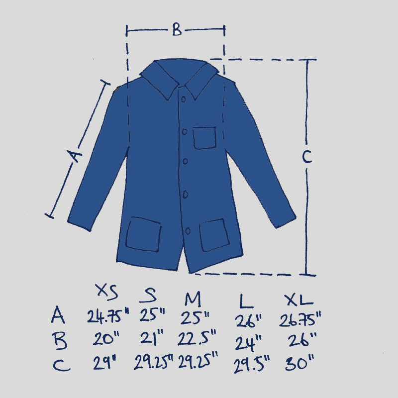 Workwear Jacket - Blue – BROOK FARM GENERAL STORE